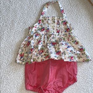 Ralph Lauren floral halter 2 piece outfit